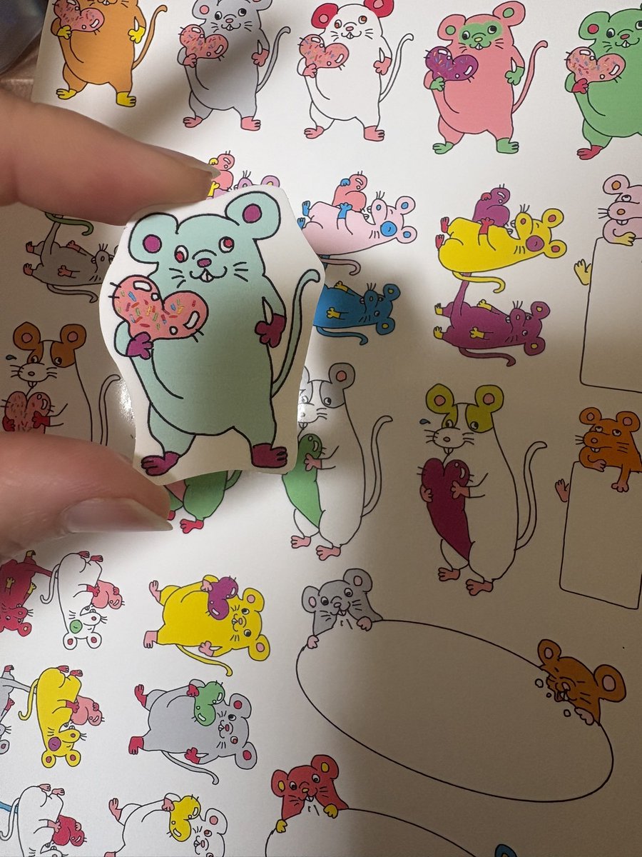 今日もシール屋さんやってる💪🤓👍