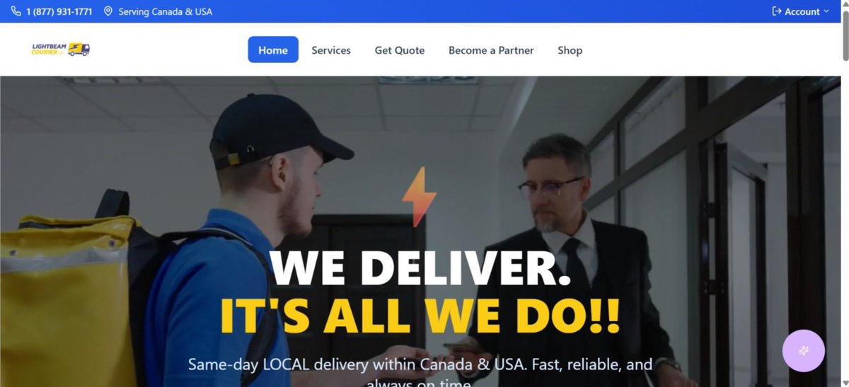 Lightbeam Courier Ltd. tweet media
