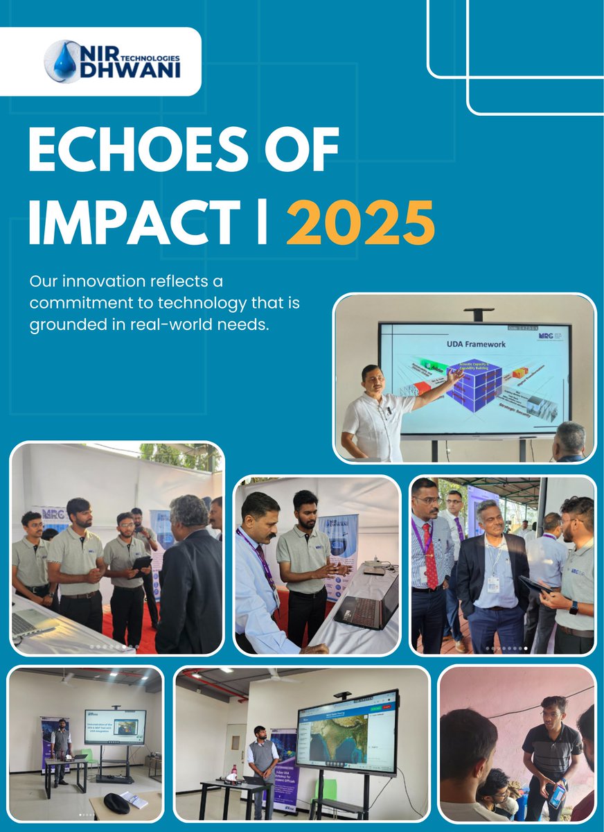 From demonstrating #SRN, Passive Sonar &amp; #MSP tools for defence and government stakeholders to field-validating the #APY Tool with coastal communities in Gujarat, 2025 was about turning technology into real-world impact.

#EchoesOfImpact #UDA