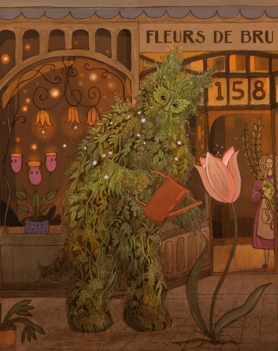 Art of the Day! "Spirits of Spring #4". Buy at: ArtPal.com/heartoftheart?…