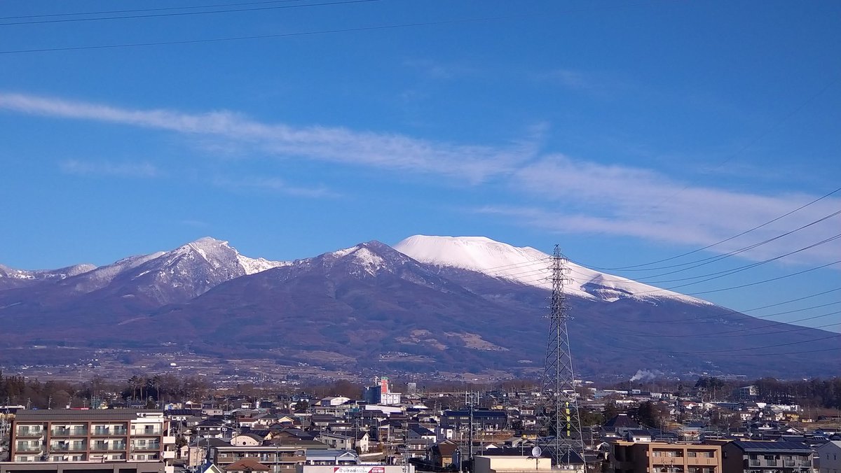 initial_kuro's tweet image. ＃浅間山
けさの