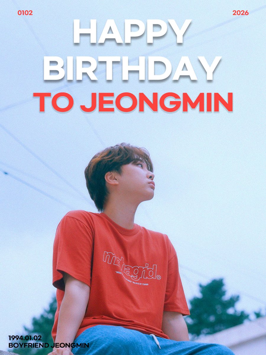 [🎂]

2026.01.02
HAPPY BIRTHDAY JEONGMIN
ジョンミンの誕生日をお祝いしてください🎉

#BOYFRIEND #보이프렌드
#JEONGMIN #정민 #ジョンミン
#HAPPY_JEONGMIN_DAY