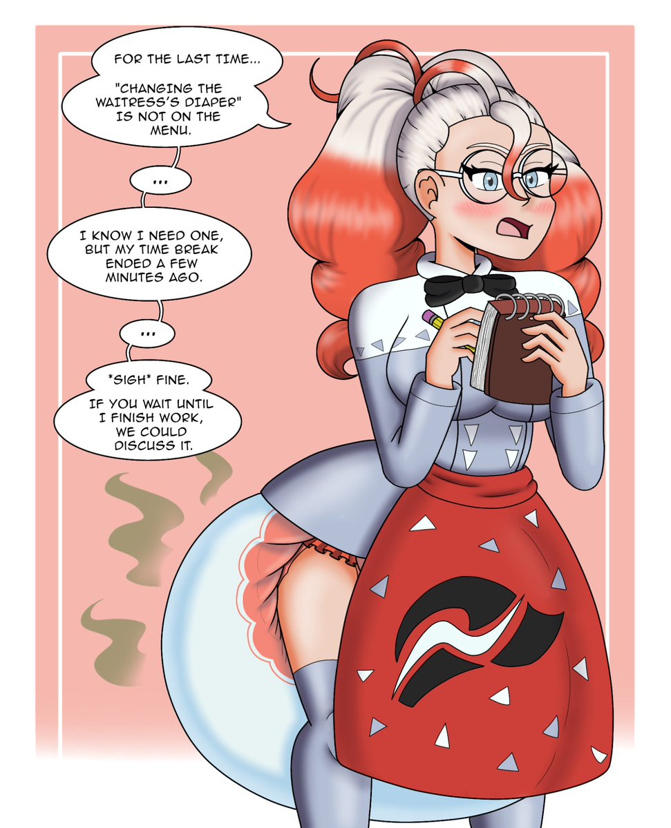 LittleMaruDL's tweet image. Remember everyone, the customer is always right to ask for what they want. #abdl #abdlart #diaper #diaperart #diapergirl 

I finally finished this drawing. I kept leaving it unfinished because of the holidays... and I have no doubt that New Year's will be the same.