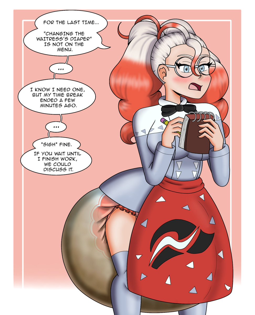 LittleMaruDL's tweet image. Remember everyone, the customer is always right to ask for what they want. #abdl #abdlart #diaper #diaperart #diapergirl 

I finally finished this drawing. I kept leaving it unfinished because of the holidays... and I have no doubt that New Year's will be the same.