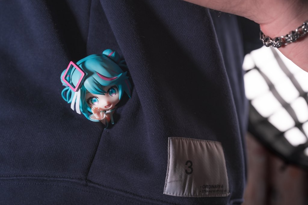偷偷躲在口袋的miku