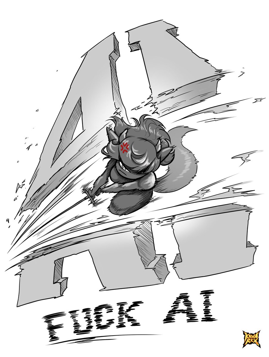 Reply or quote if you are anti-AI, anti-generative-AI, and pro human-made art.