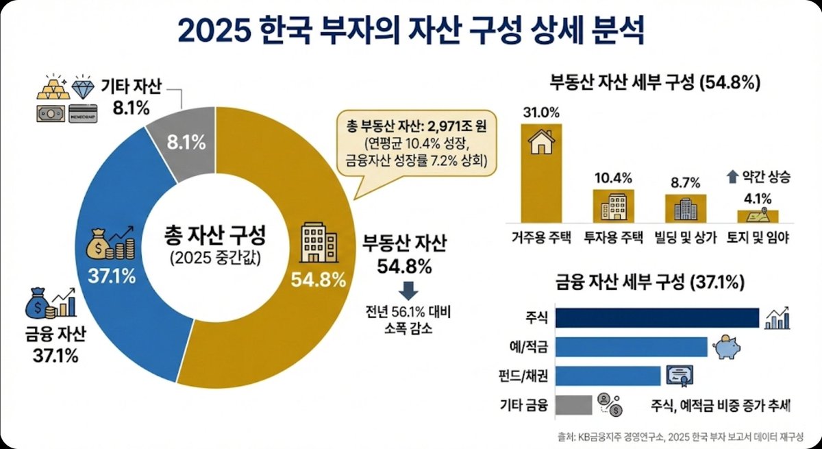 왜 부자들은 2025년에 부동산 비중을 줄였을까?
주로 부자층을 구성하는 50~60대는 전통적으로 부동산 사이클이 최정점에 올라와 있음을 알고 있다.
굳이 장단기금리차와 경기사이클 분석을 하지 않더라도 동네 부동산에 수요층만 봐도 알 수 있다.
대출 규제로 부부가 가능한 영끌에서 온 집안 자산을