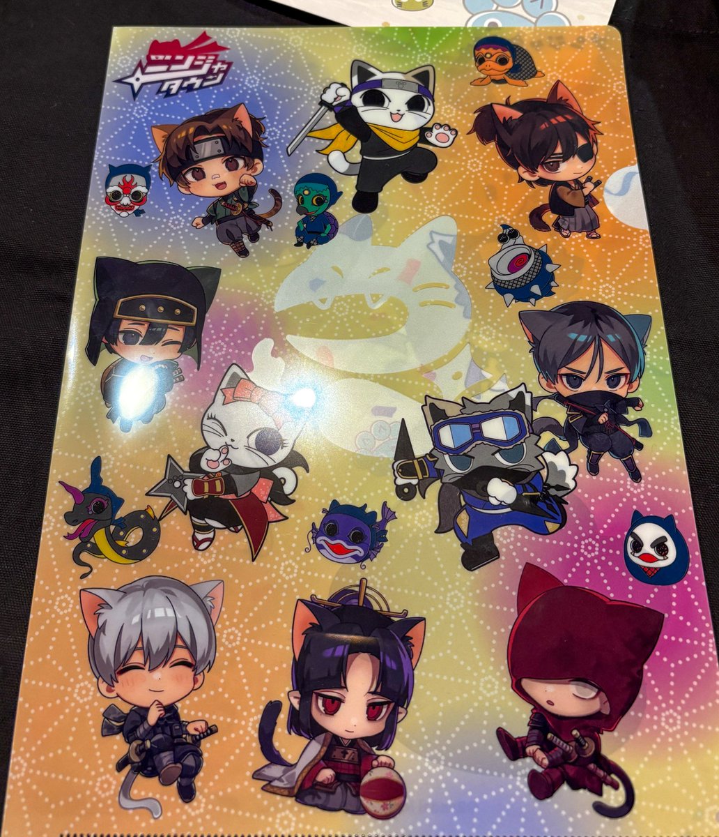 ラリーコンプリート完了✨ クリアファイルのデザインめっちゃ良きぃっ