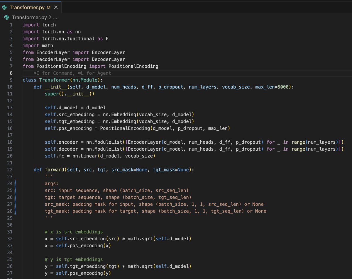 spent yesterday implementing transformers. humbling experience