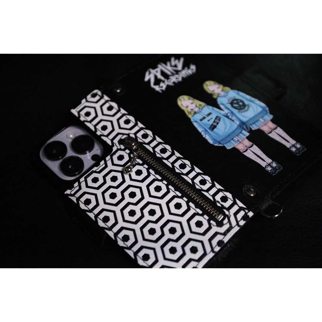 HISASHIxMP Leather Smartphone Wallet Case / Twins Design 👭 iPhone