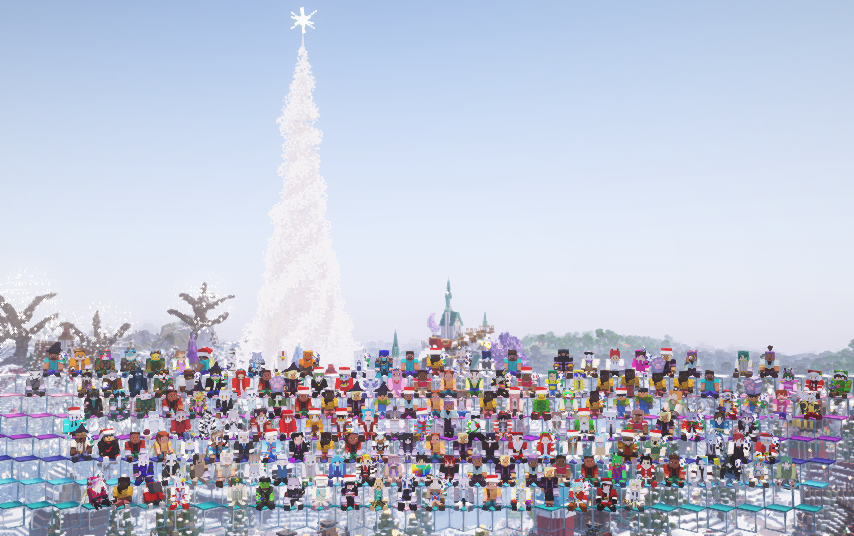 Eri_Yozora's tweet photo. #2025年自分が選ぶ今年下半期の4枚 
#マイクラ　#夜空の冬
はじめてのさばちゃんぽん
夜空の冬＊2025　楽しかった！