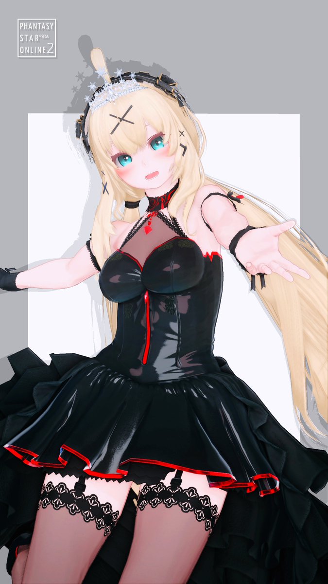 Dentyuu_DR's tweet image. やっと引けた(￣￢￣*)
#PSO2NGS_SS