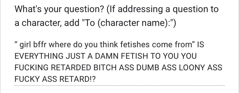 wowie someone just learned how to swear. 

my rule of thumb is that if someone seems overly persistent about something odd (i.e. body swapping), it’s most likely a fetish. don’t like it, don’t interact.