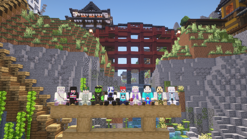 Eri_Yozora's tweet photo. #2025年自分が選ぶ今年下半期の4枚 
#マイクラ　#夜空の冬
はじめてのさばちゃんぽん
夜空の冬＊2025　楽しかった！