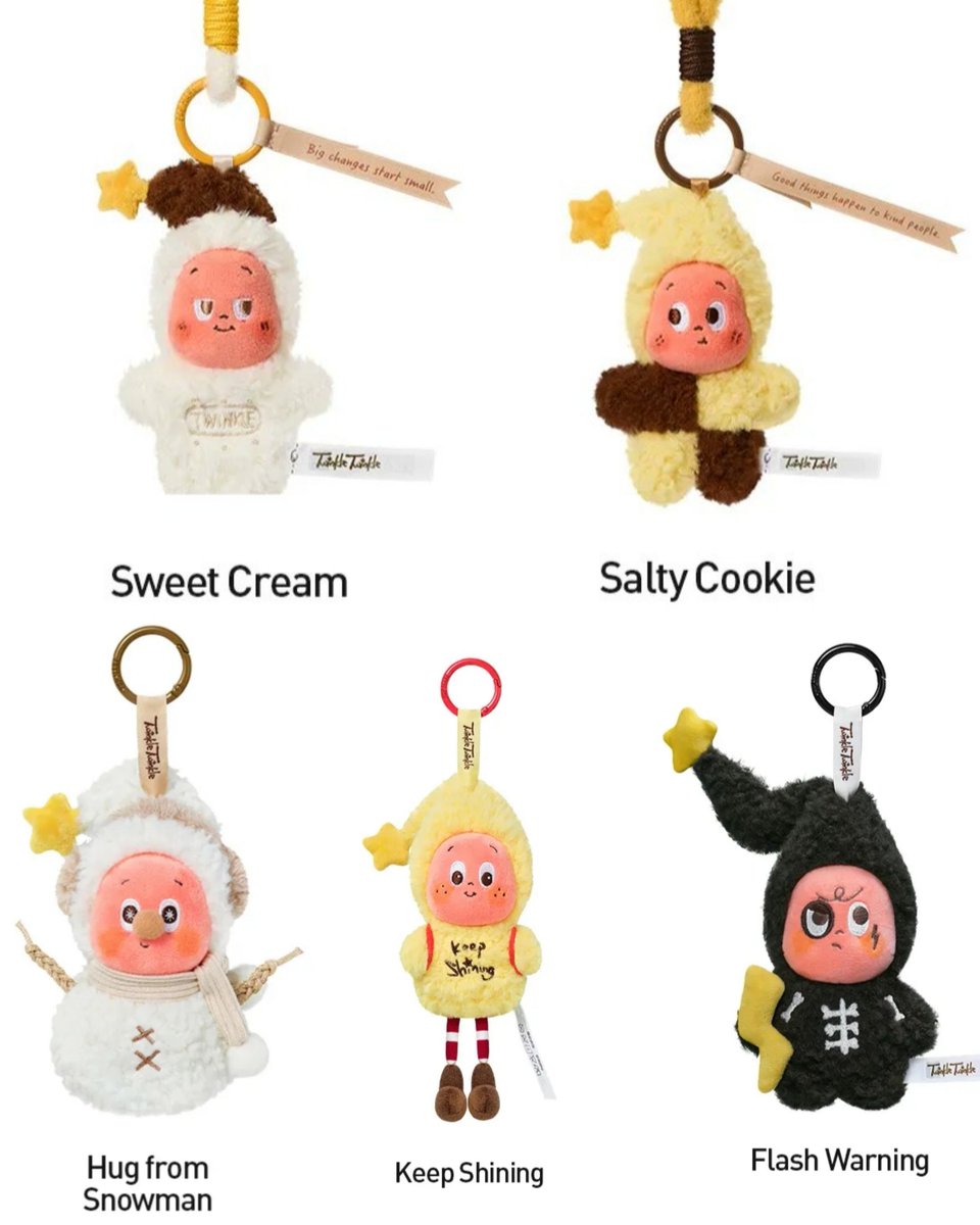 Chanyeol: Sweet Cream
Sehun: Salty Cookie
Suho: Hug from Snowman
Kyungsoo: Keep Shining
Kai: Flash Warning

😆😆👍🏻