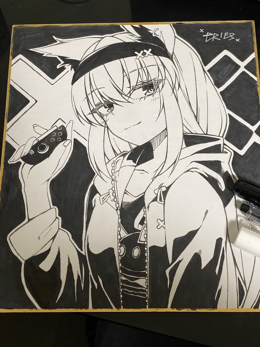 RT @tries_toriaezu: 色紙1枚目〜