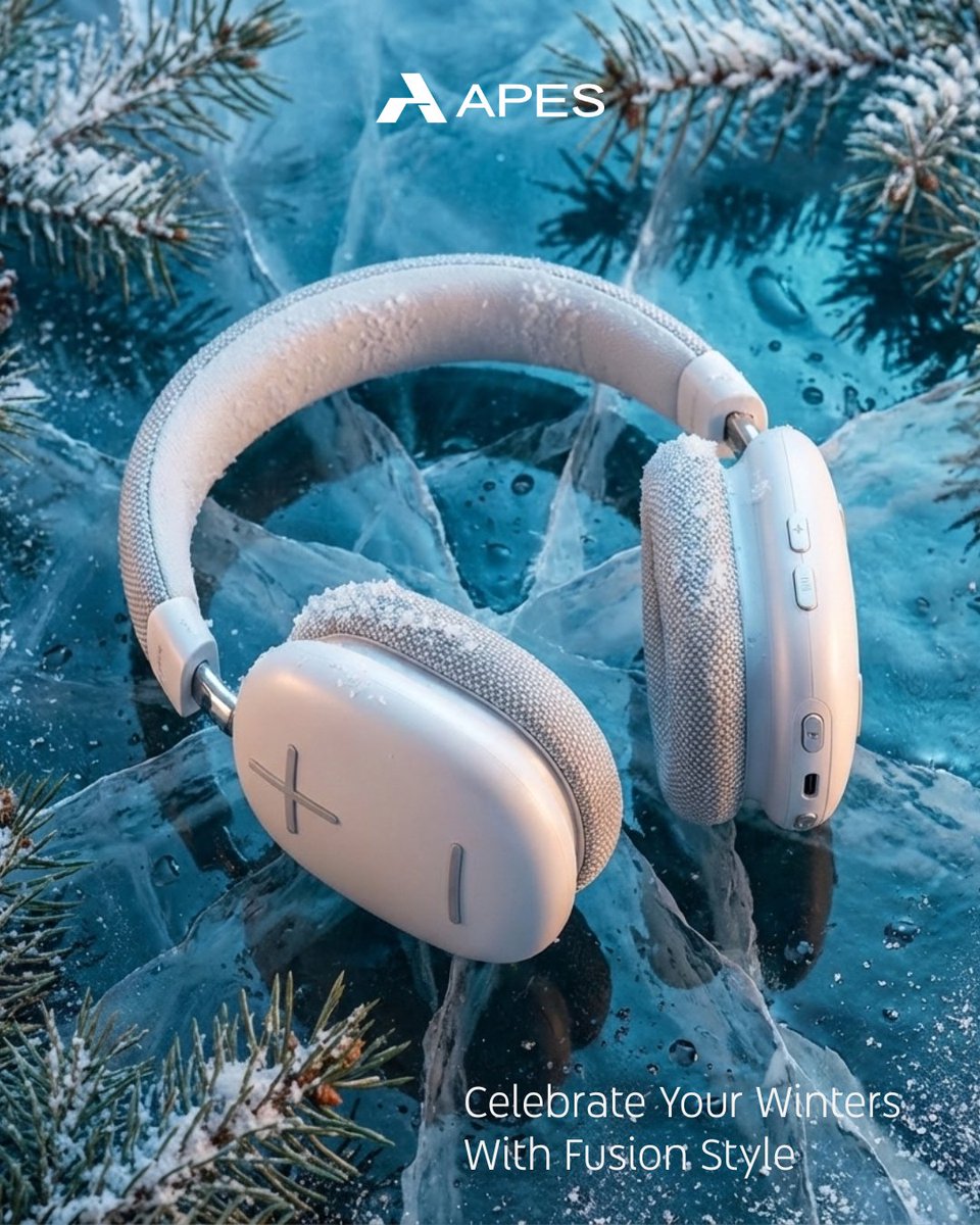 Apes62730's tweet image. Winter just hit different ❄️
Cozy fits, warm playlists, and APES Fusion Style Headphones on max vibe 🎧
50H playtime + killer sound = built for winter long runs ⚡

#APESFusionStyle #HeadphoneSeason #SoundThatStays #WinterVibes #RGBMood #WirelessStyle #APESAudio #Tech #headphones