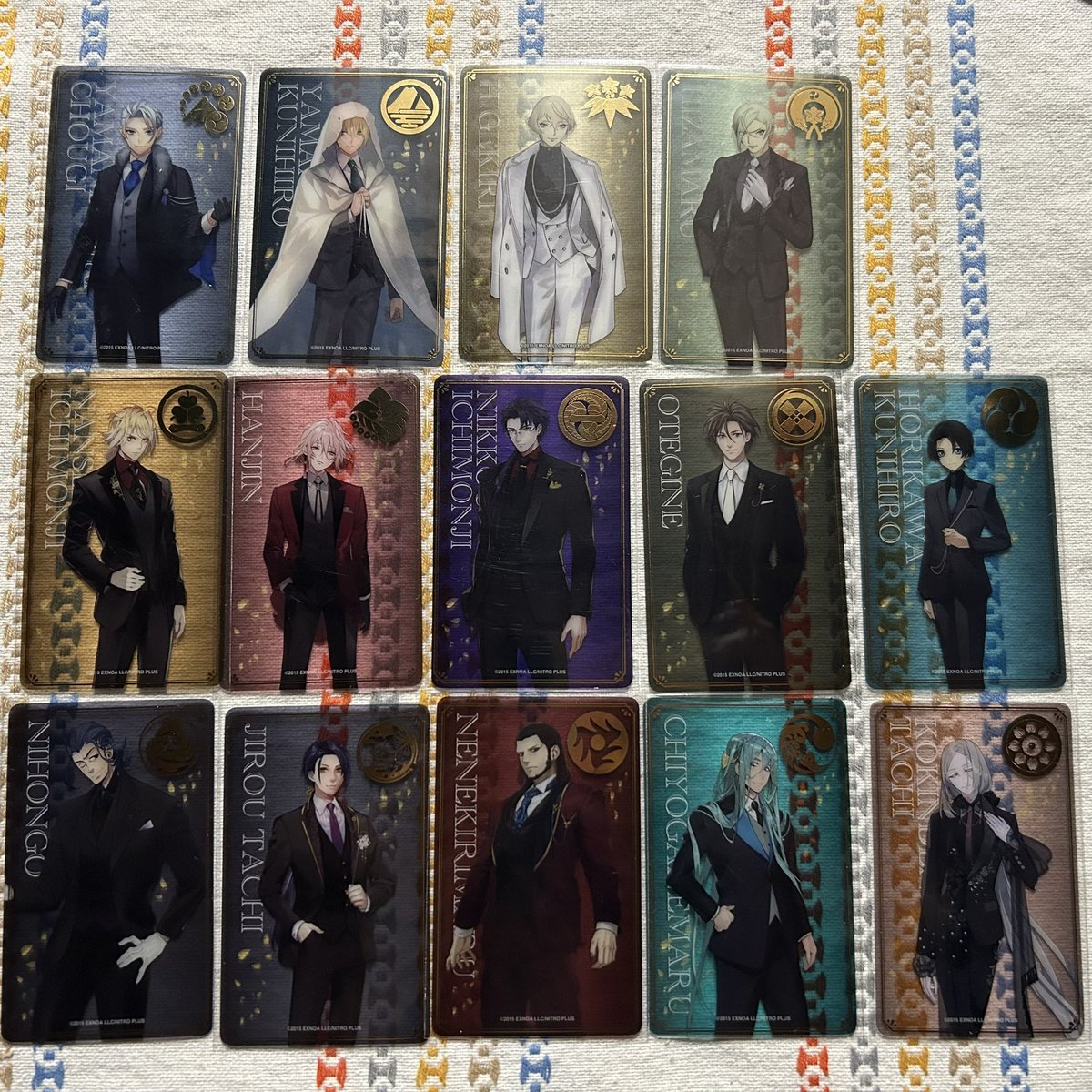 刀剣乱舞 クリアカード 大本丸博 髭切 刀剣乱舞 大本丸博 クリアカード 髭切 刀剣乱舞 大本丸博 祝装