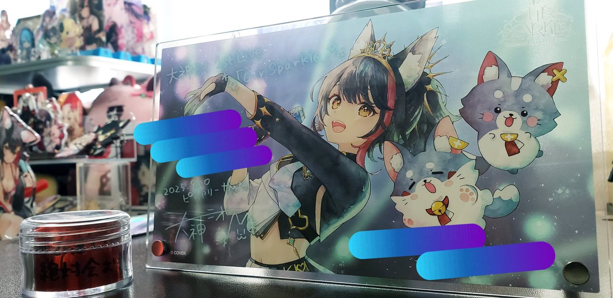 アクリルパネル、銀テープ届いた！ 現地では銀テゲットできなかっ