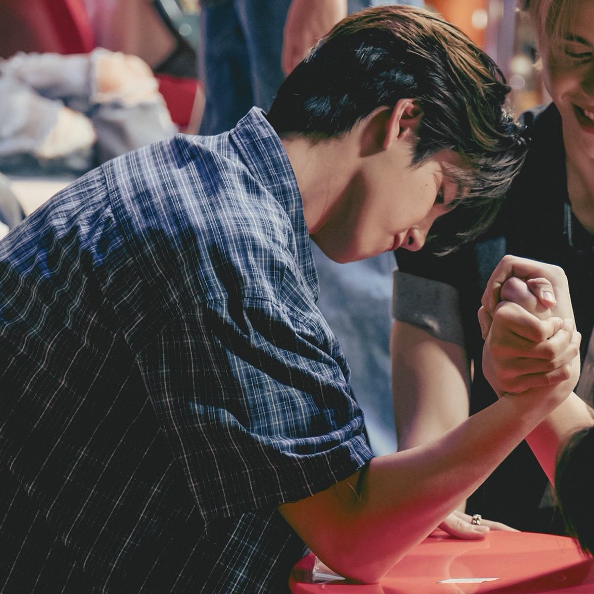 mepurplern's tweet image. เพราะชั้นต้องเปนกะตั่ยที่แข็งแรงทิ่สุด 💪🏻🐰