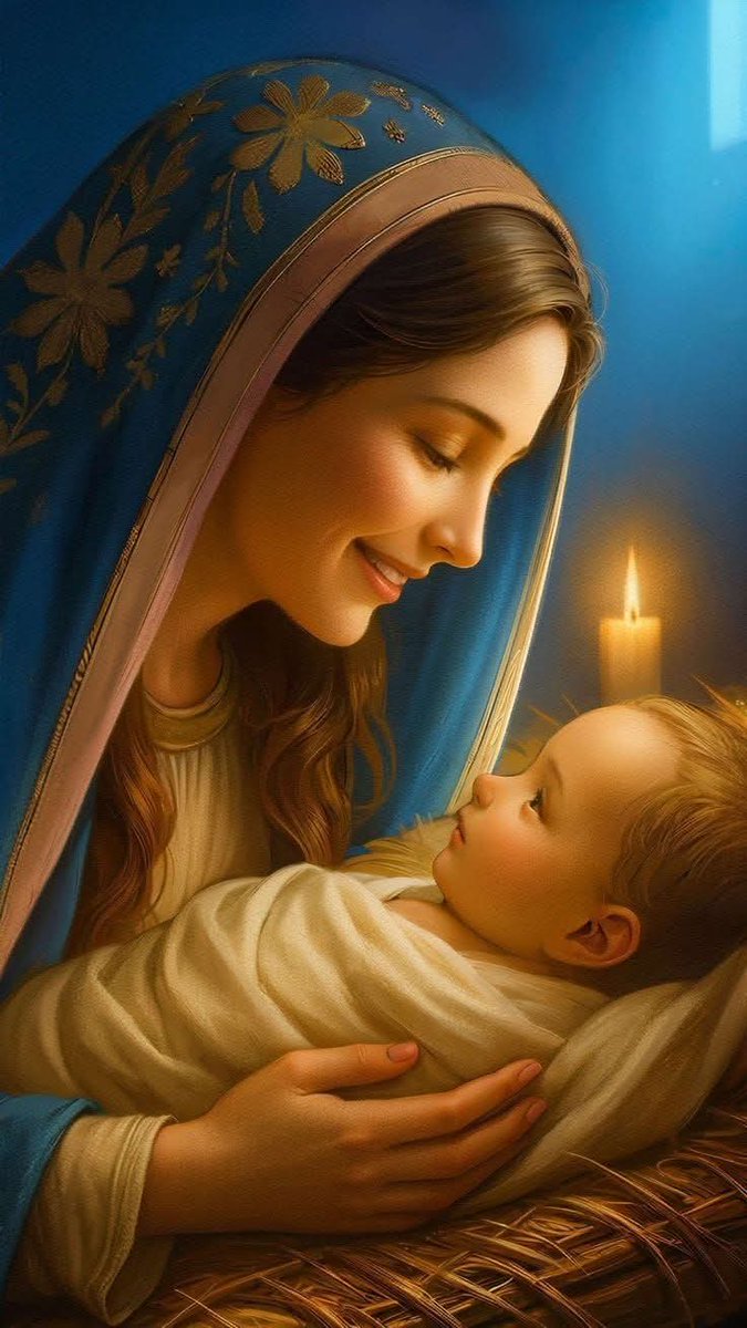 Dios te salve, María, 
llena eres de gracia;
el Señor es contigo.

Bendita Tú eres 
entre todas las mujeres,
y bendito es el fruto
de tu vientre, Jesús. 

Santa María, Madre de Dios,
ruega por nosotros, pecadores,
ahora y en la hora de nuestra muerte.

Amén. 💖🙏✨🌲