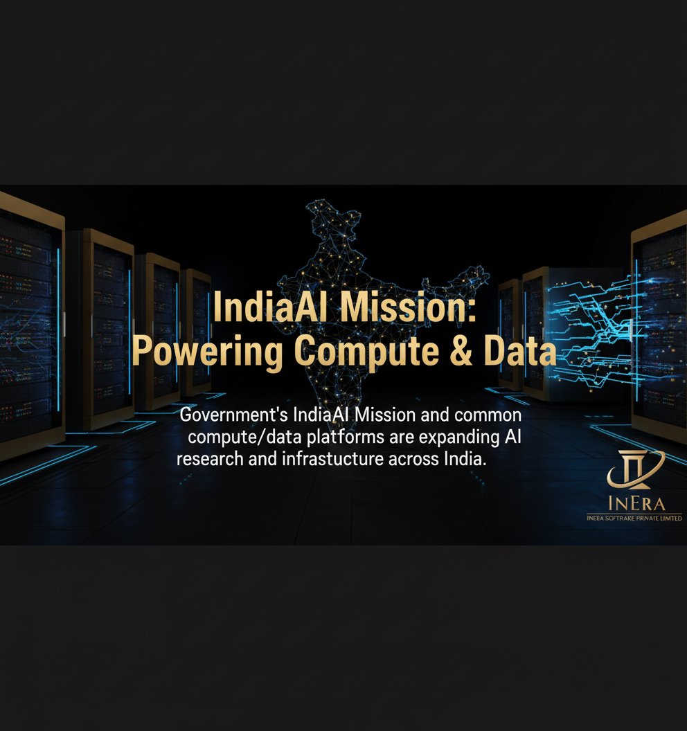 inera_software's tweet photo. India’s IndiaAI Mission is moving from vision to infrastructure 
🇮🇳🤖New national compute and data platforms under the mission aim to expand AI research and build shared GPU + dataset capacity—powering startups, researchers and digital public use cases.
#IndiaAI #DigitalIndia #AI https://t.co/frITeHtu7h