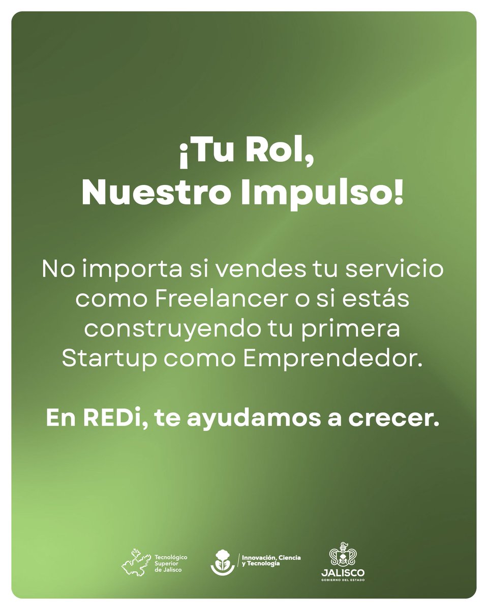 InnovacionJal's tweet image. ¿Conoces la diferencia entre un #Freelance y un #Emprendedor? Aquí te lo explicamos. ¡Toma nota!

Y recuerda, no importa cuál de los dos seas, en #REDi tenemos un espacio para ti.