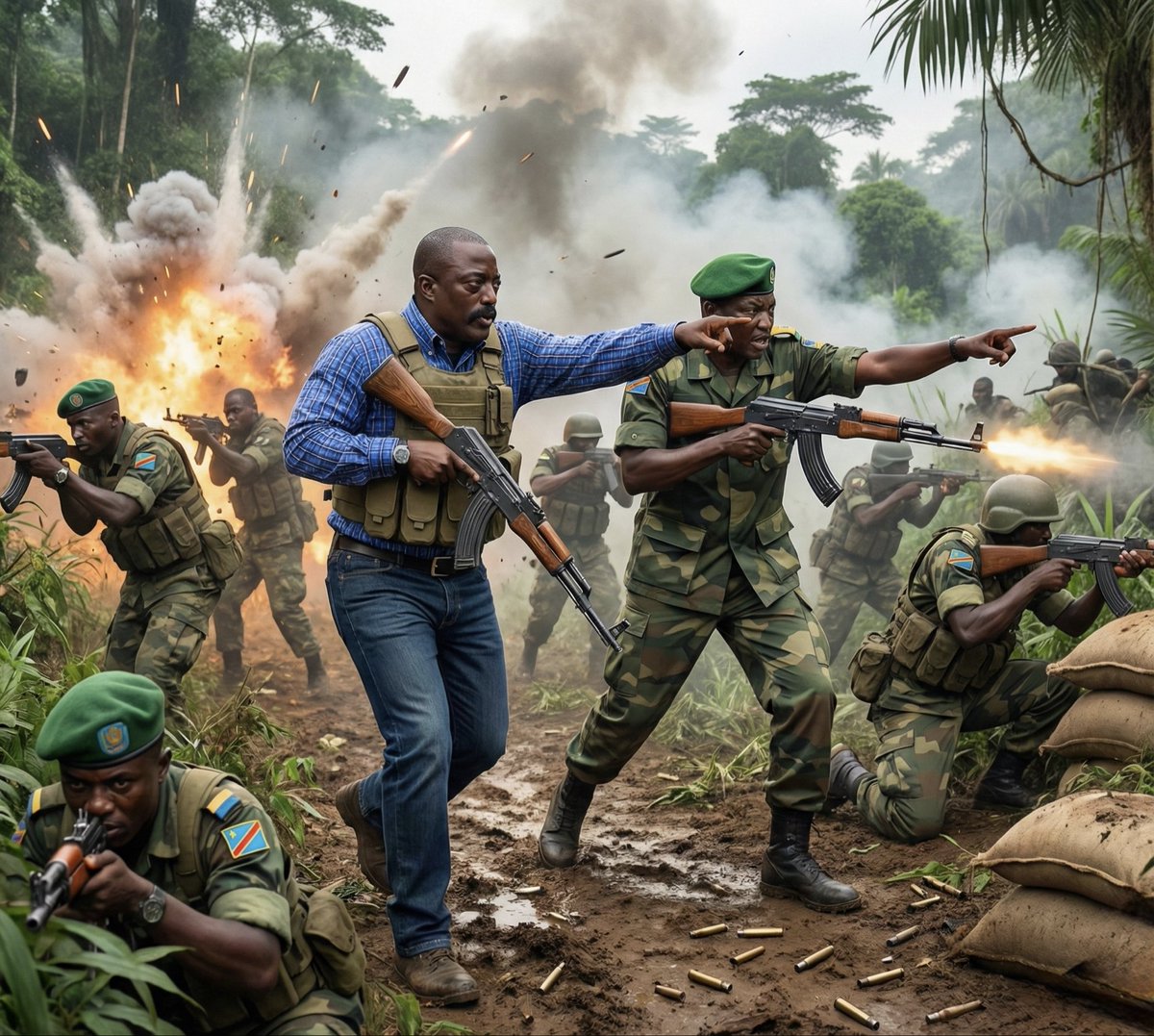wakeup243's tweet photo. La dernière fois que les FARDC ont remporté une victoire sur le front, c’était à l’époque où Joseph Kabila dirigeait personnellement les troupes sur le terrain.
Cela explique pourquoi les rebelles n’avaient jamais dépassé Rutshuru au Nord-Kivu et n’avaient jamais mis pied au Sud-Kivu.

#SauvonslaRDV
#RDC 🇨🇩