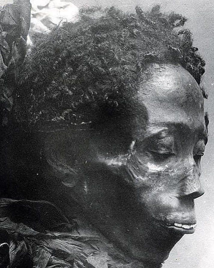 AfricaFirsts's tweet image. A 2,000 year old Egyptian mummy discovery whose natural hair is still intact in Egypt 🇪🇬.