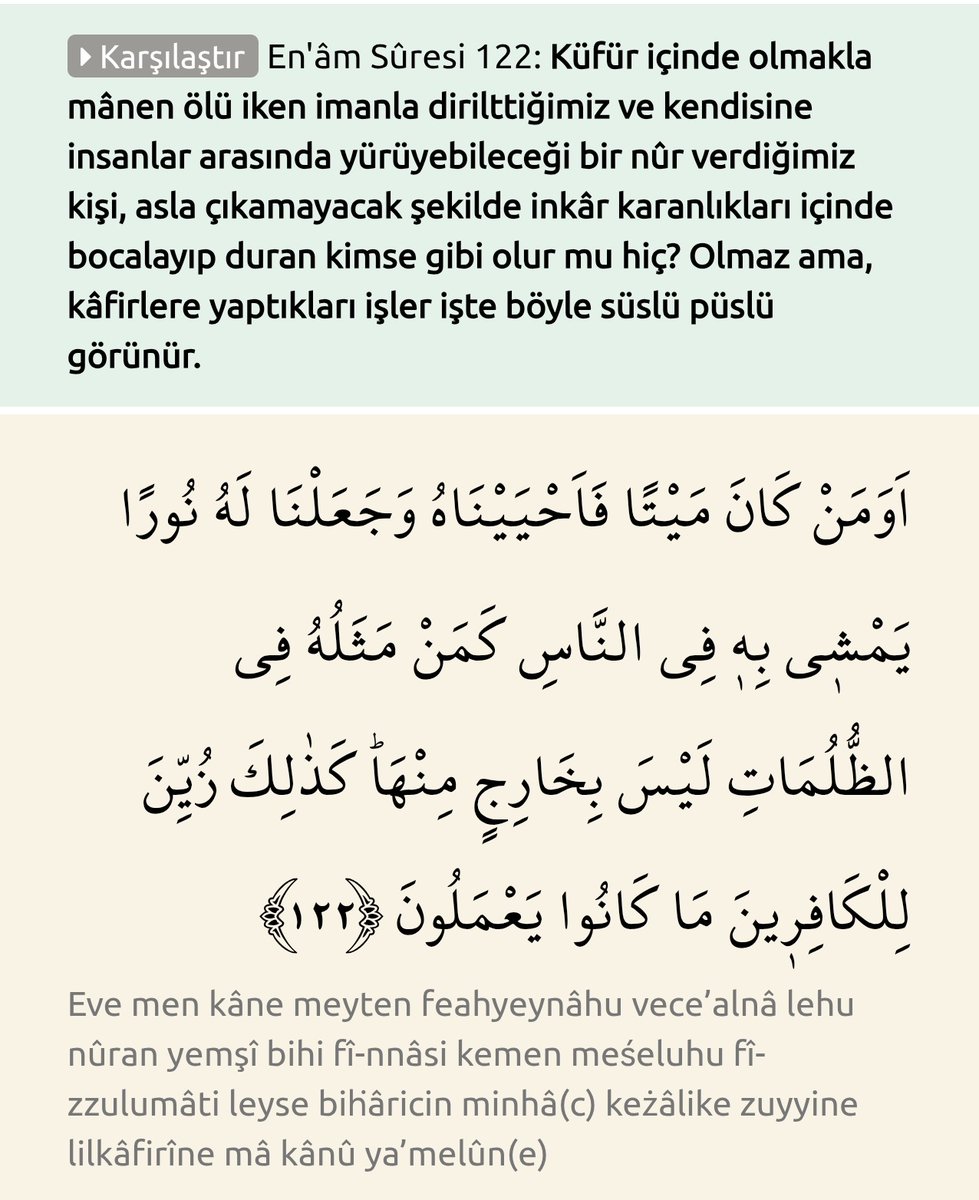 abdussamed046's tweet photo. @quranist6236 Ölüden kasıt manen ölü olanlardır https://t.co/6Z05Ow5dL0