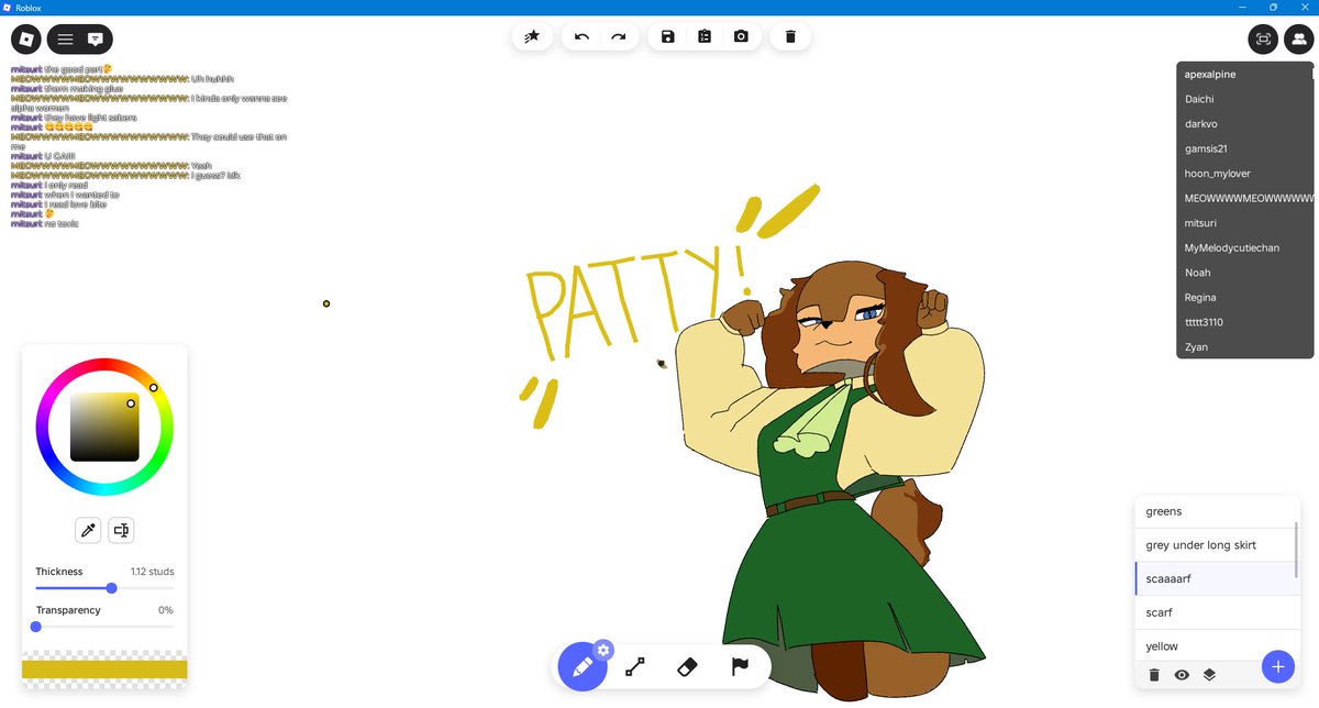 PXD_apexalpine's tweet photo. the one and only... Patty! comes to Roblox, original by @tohupony https://t.co/BGiiWGKYgF