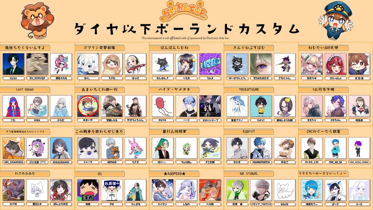 【お顔厳選】まとめ 今日は21時からこちらのカスタムに参加します。 知り合いたくさんいる