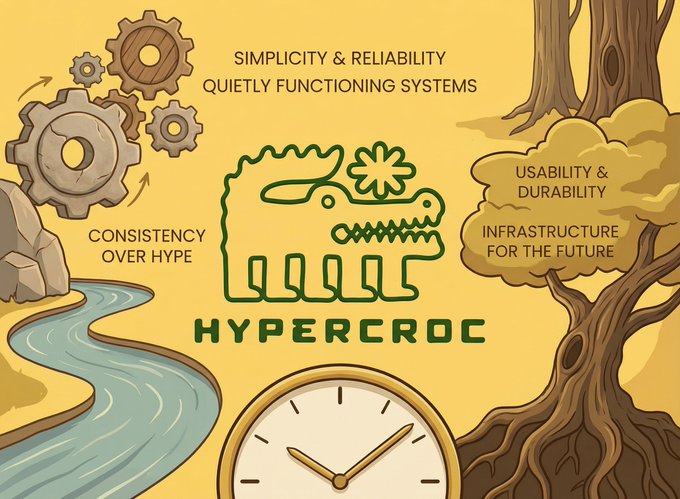 Alok7765's tweet photo. Let me explain how @Hypercroc_xyz Smart Vaults actually work because this is the core innovation.

You deposit your assets into a vault.

The vault then auto-routes your liquidity across native HyperEVM protocols and partner strategies based on risk-adjusted returns.

It's constantly monitoring where the best yields exist.

When the vault harvests yields, it automatically reinvests them for compounding growth.

No manual claim and restake loops.
When better opportunities appear elsewhere, the vault migrates your position.

You don't need to bridge, swap, or manually rebalance.

The entire strategy execution happens autonomously.

This is what institutional quant funds do but retail users can't access.

$HYPERCROC is bringing that level of sophistication to one-click deposits.

The vaults handle complex operations like:
→ Multi-protocol routing
→ Gas optimization
→ Timing strategies

You just see your position growing.

This is why the HyperEVM infrastructure matters.

The technical capability to execute these strategies at scale with low fees and fast finality.

That's what makes true automation possible.
