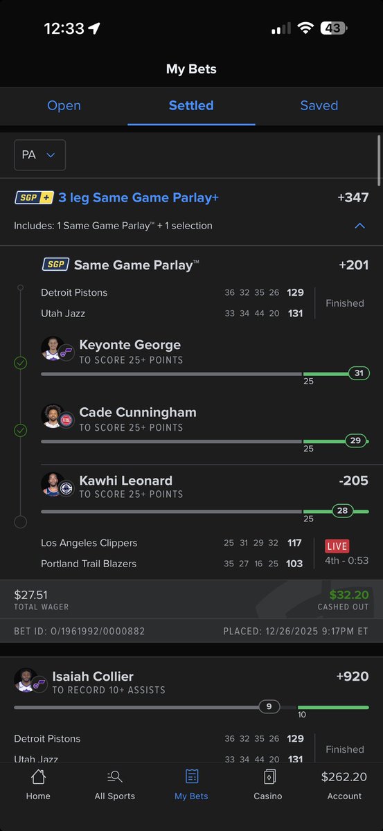 Fuck of up 16 points and they stay in and he gets 7 straight points