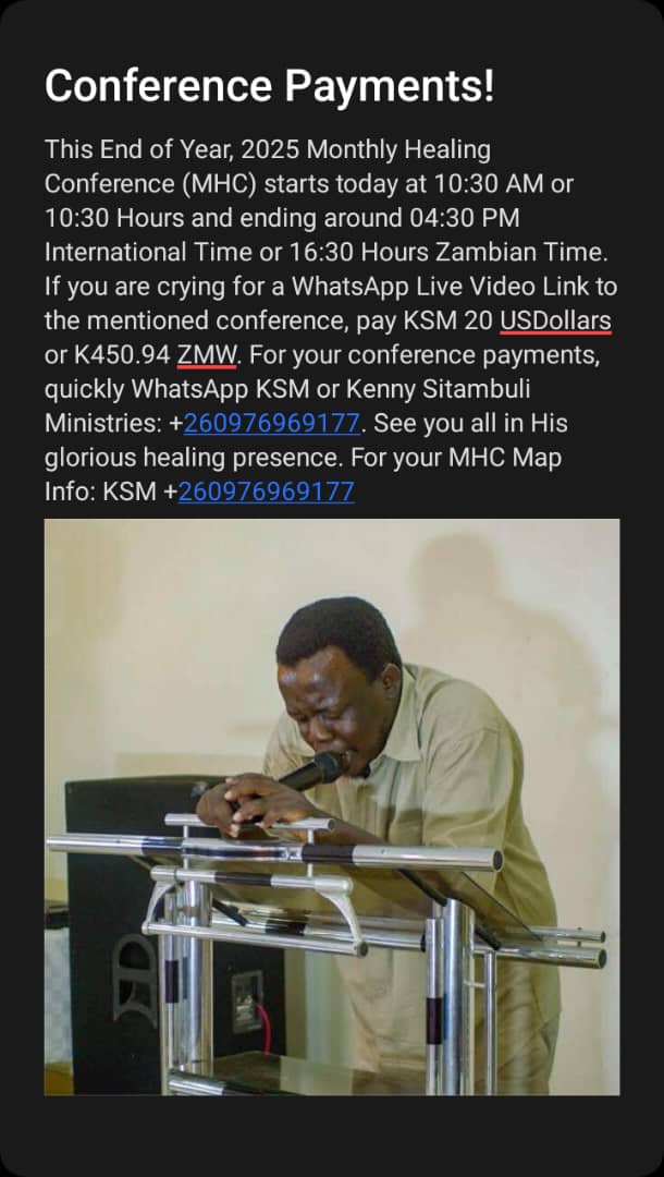 Bishop Kenny (@holyghostzambia) on Twitter photo 