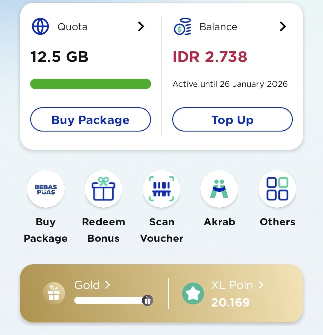 Ini XL kenapa info paketnya beda-beda gini yah? 
Di dashboard, paket kuota akrab 15gb, masuk ke detailnya jadi 13gb, trus setelah dibeli, dapetnya jadi 12.5gb, sisanya kemana? zzzzz
<a href="/myXL/">XL</a> <a href="/myXLCare/">myXLCare</a>