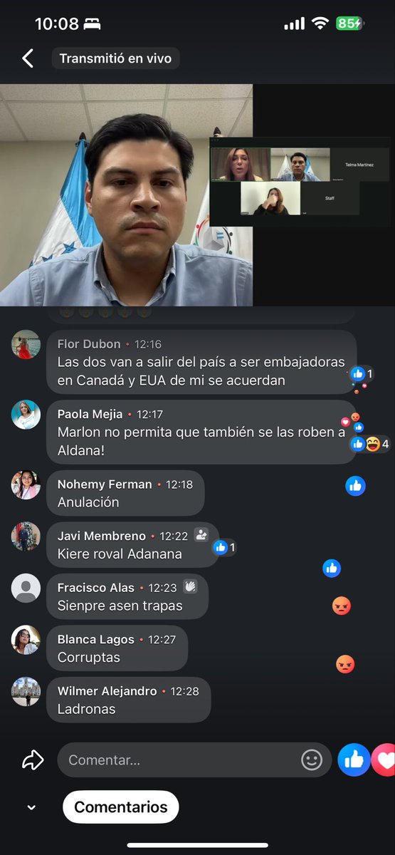 reporterosdeinv's tweet image. 🟥 Explota la ira ciudadana en pleno del CNE: consejeras se justifican y se victimizan ante declaratoria ilegal 🟥

La transmisión del CNE encendió las redes. Miles de comentarios expresaron indignación, acusaciones de fraude y desconfianza total👇🏾

facebook.com/share/v/14VYEZ…