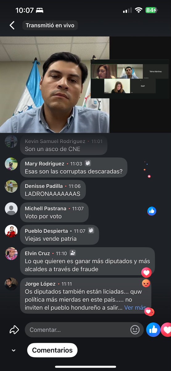 reporterosdeinv's tweet image. 🟥 Explota la ira ciudadana en pleno del CNE: consejeras se justifican y se victimizan ante declaratoria ilegal 🟥

La transmisión del CNE encendió las redes. Miles de comentarios expresaron indignación, acusaciones de fraude y desconfianza total👇🏾

facebook.com/share/v/14VYEZ…