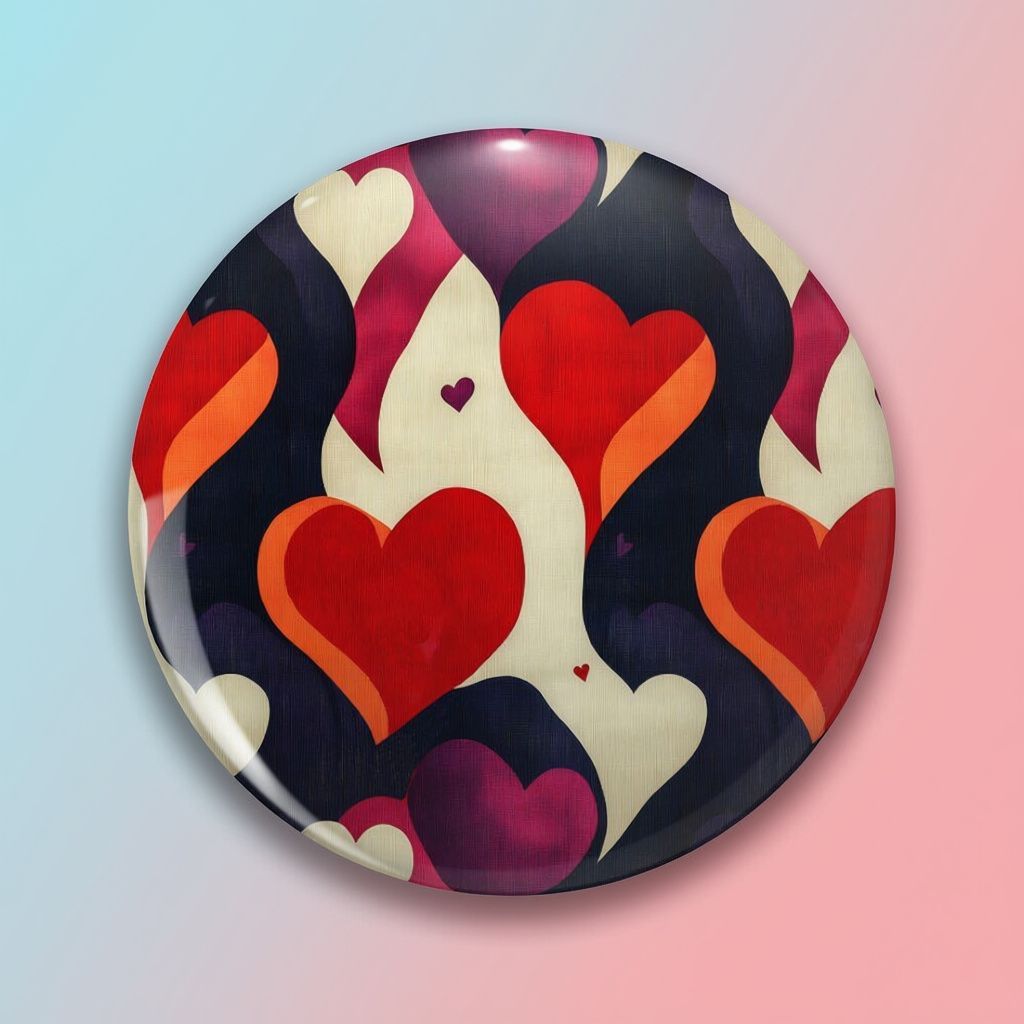 magicpixelsshop's tweet image. Pin Retro vintage lovely hearts background brings retro charm to your jacket, tote, or lanyard. Wear it solo or layer with your favorites. How would you style this heart pattern?
        
#VintageVibes #RetroStyle #HeartPattern #PinCollection #Style #Accessories #GiftIdeas #OOTD