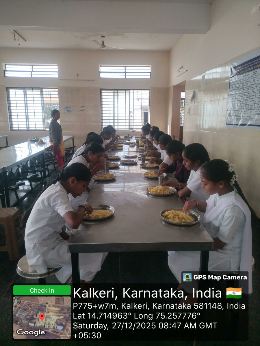 579Sc's tweet image. ಬೆಳಗಿನ ಉಪಹಾರ #SocialAudit_SWDMeals #SocialWelfare_Karnataka