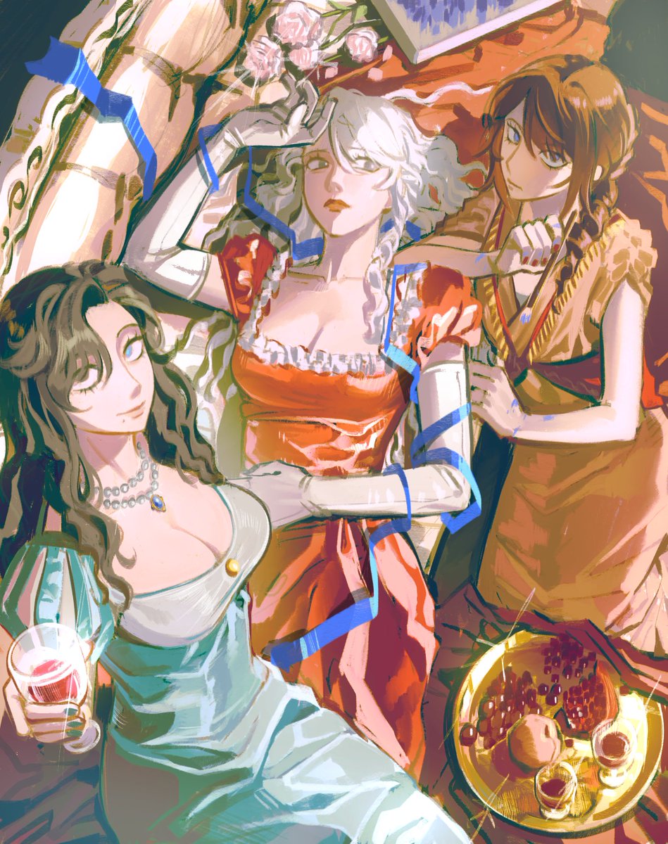 Young and Beautiful.
*Attention: Fem! Frederick, Edgar, Richard.
#IDV #第五人格イラスト