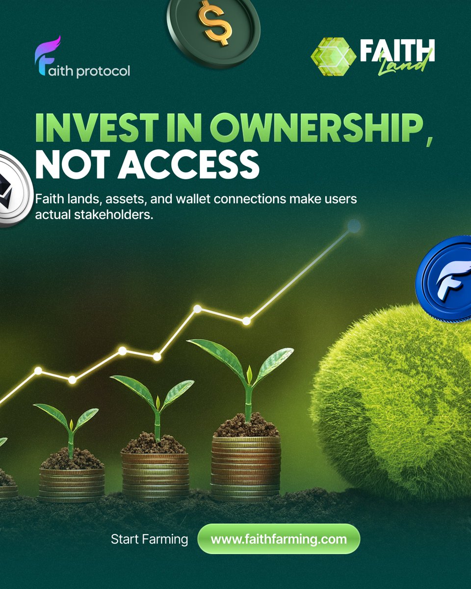 Mukta7708664384's tweet photo. 🚀 Real Ownership Starts Here
Stop renting access. Start owning value. 

🌐https://t.co/QXWk5IA0uy

#InvestInOwnership #FaithProtocol #Web3Economy #CryptoFarming #DeFi #Blockchain #Faithfarming #Faithwallet #faithdex #faithtoken #bitcoin https://t.co/L8HawHbE4J