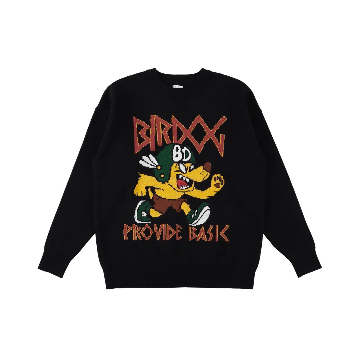 コムドット公式より 本日21:30よりBIRDOGの新作、ジャガードニットの