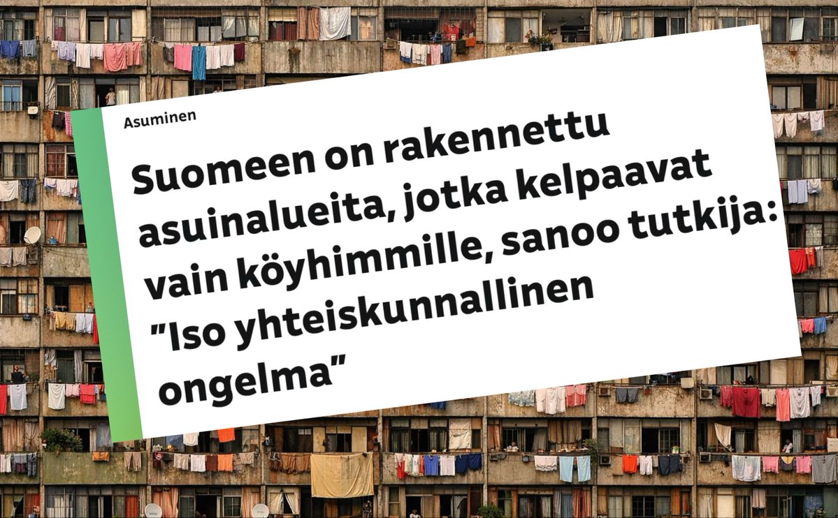 pursiain's tweet image. Onko kamalaa, jos yksiössä asuva ei itse omista kämppäänsä?

Ei ole. Yksiössä asuvat ovat usein elämäntilanteessa, jossa heidän ei kannata tai heillä ei ole varaa omistaa asuntoa. On tärkeää, että myös heille on tarjolla asuntoja. Käytännössä tämä tarkoittaa yksiöitä.…