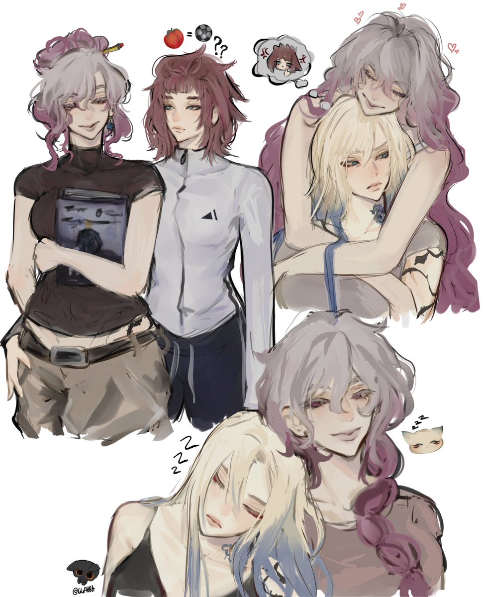 kinski doodles +self indulgent nessae #kainess #nesskai
