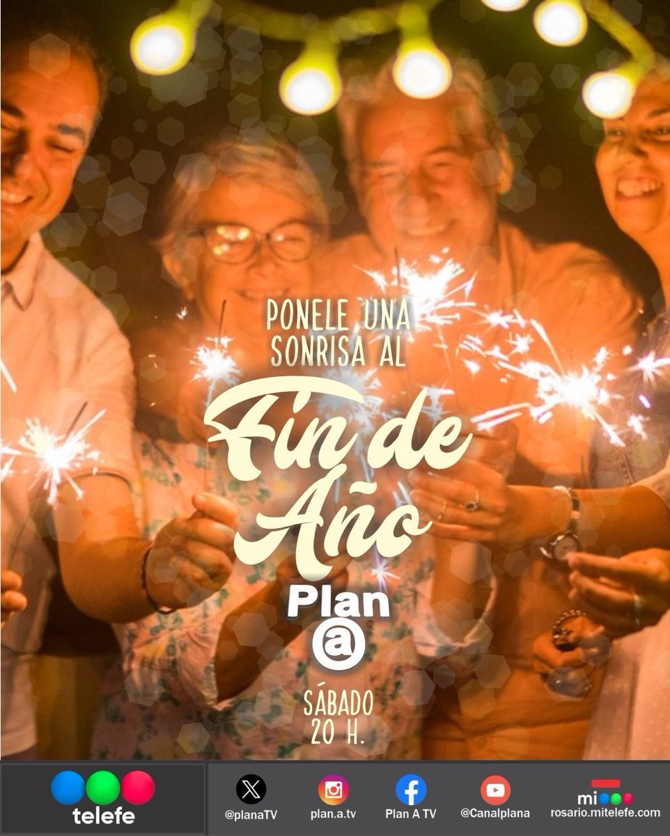 Diciembre es intenso 🤯, pero no te olvides de lo más importante en tu kit de supervivencia: el BUEN HUMOR 😂✨. Este sábado sacamos la "chispa" para encender la vida en el último programa del 2025. ¡Prendete! 📺 🗓️ Sábado 20hs <a href="/teleferosario/">Telefe Rosario</a>