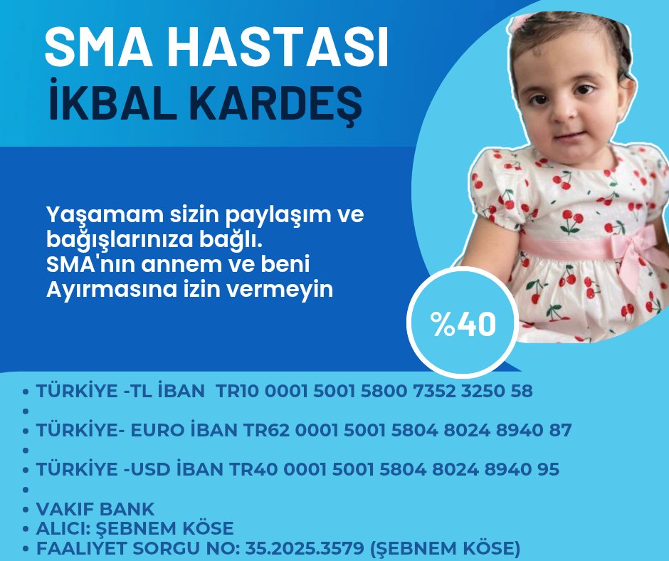 Bu bir “yardım” çağrısı değil.
Bu bir çocuğun annesinden koparılmaması için atılan bir çığlık
İkbal'in sessiz çığlıklarını duyun lütfen

Erden Timur Arda Güler #MehmetAkifErsoy Saadettin Saran Kara Para Aklama Ebru Gündeş #TaşacakBuDeniz #cumartesi Necip Uysal