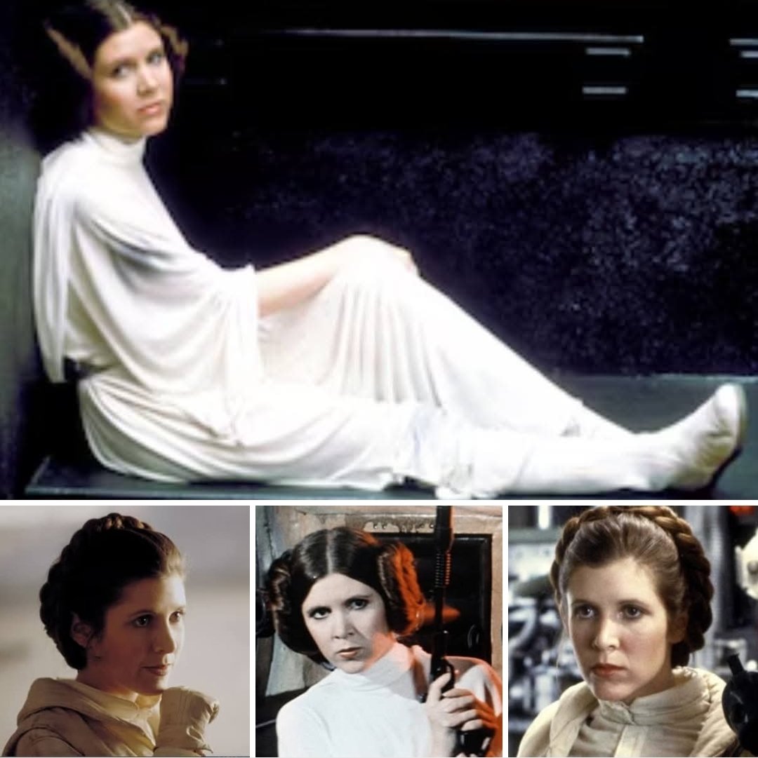 Remembering lovely Carrie Fisher,  who left us on this day in 2016! ❤