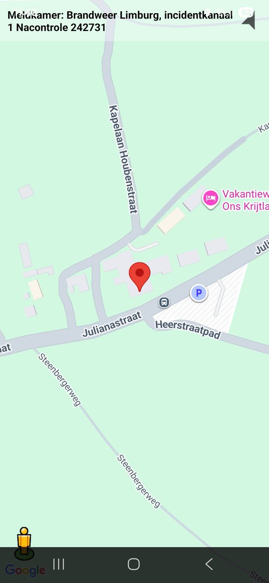 Nacontrole door brandweer in Epen