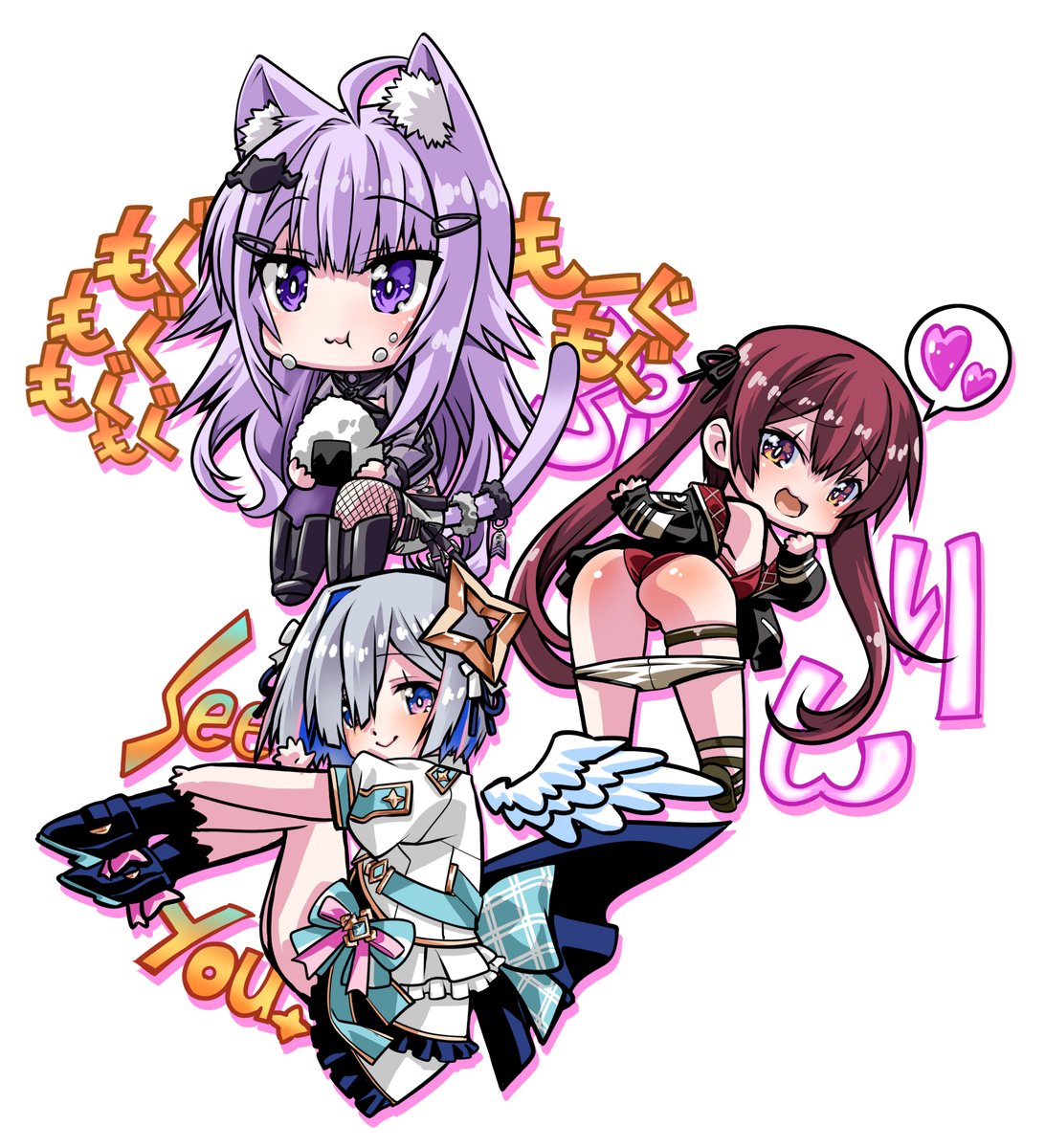 30日C107西め56b「みりおんばんく」お品書きできました!

●総帥閣下がネリッサお姉様にヒドい目に合わされる新刊
●新アクキー三種。おかゆん、船長、入稿ギリギリでしたが先日のかなたん絵も入稿できました(妹のこなたさんは間に合わず…)

●夏コミのおかゆん本とアクキー4種も在庫分出します 